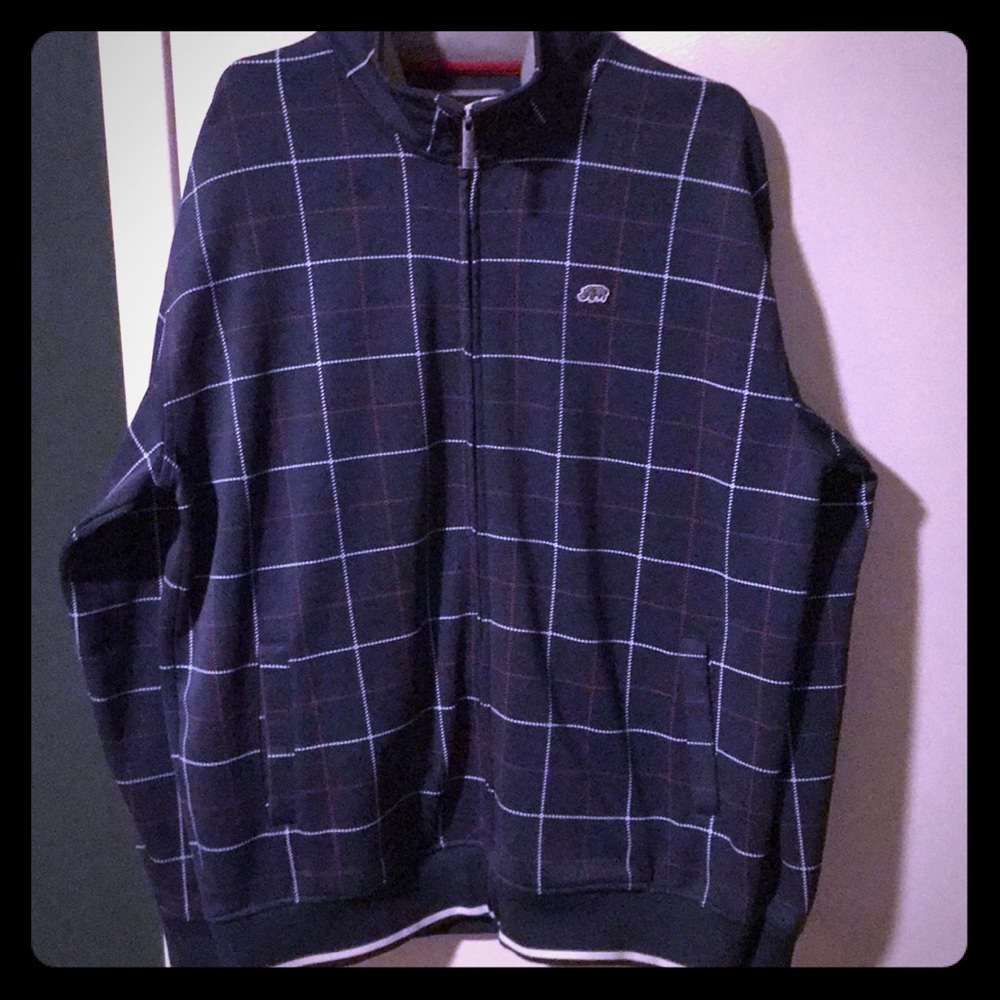 Echo Blue Red And White Checkered Jacket - image 1